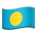 🇵🇼 flag: Palau display on Apple